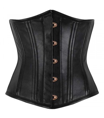 Women Underbust Longline Corset Waist Training Steel Boned Corset